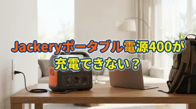 Jackeryポータブル電源400が充電できない？