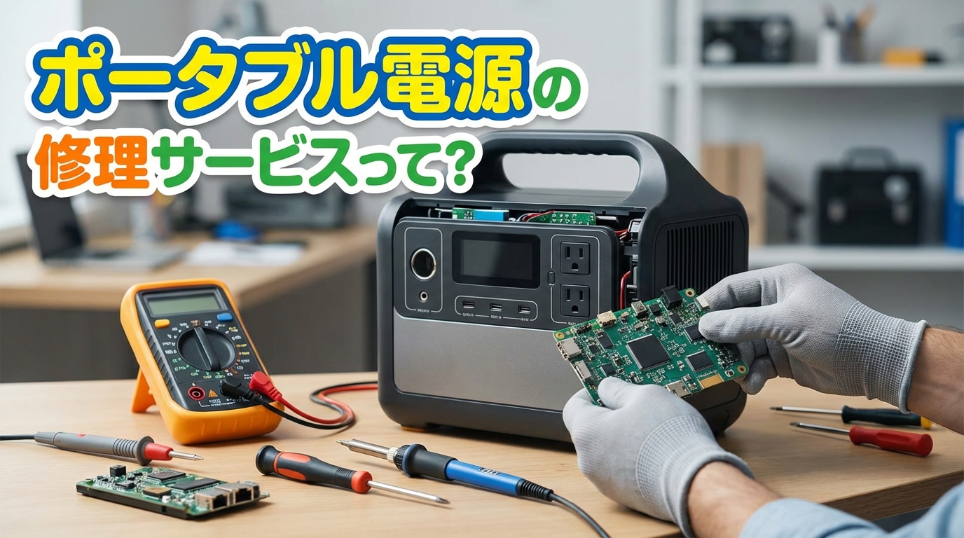 ポータブル電源の修理サービスって?