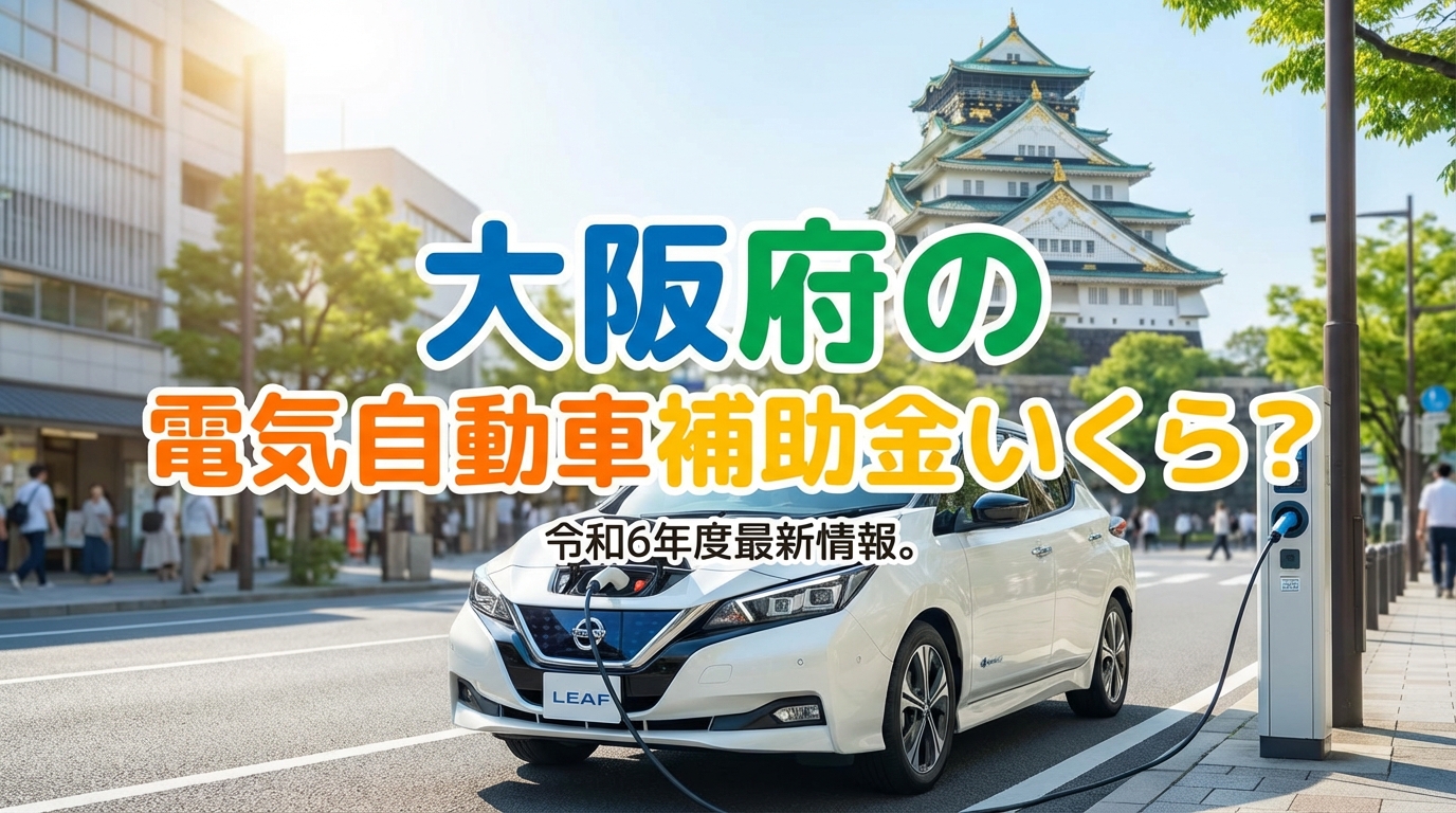 大阪府の電気自動車補助金いくら？