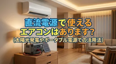 直流電源で使えるエアコンはあります？