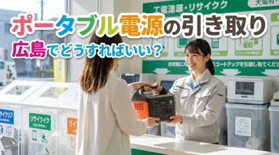ポータブル電源の引き取りは広島でどうすればいい？