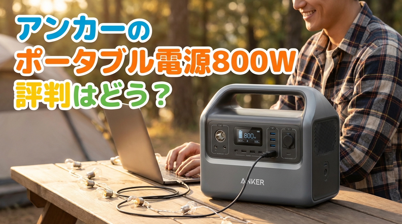 アンカーのポータブル電源800W、評判はどう？