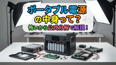 ポータブル電源の中身って？怖いから公式分解で解説！