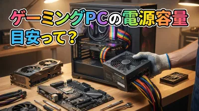 ゲーミングPCの電源容量の目安って？