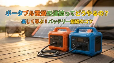 ポータブル電源の連結ってどうやるの？