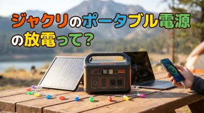 ジャクリのポータブル電源の放電って？