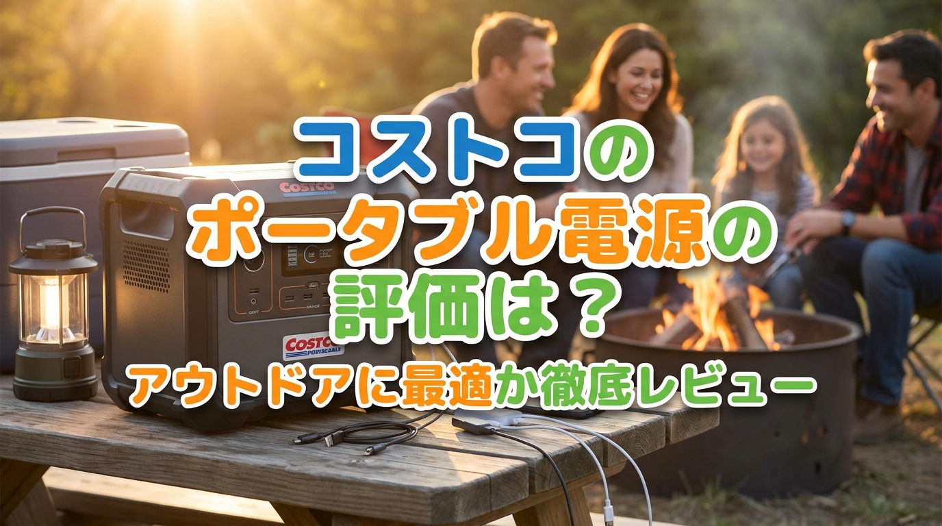 コストコのポータブル電源の評価は？