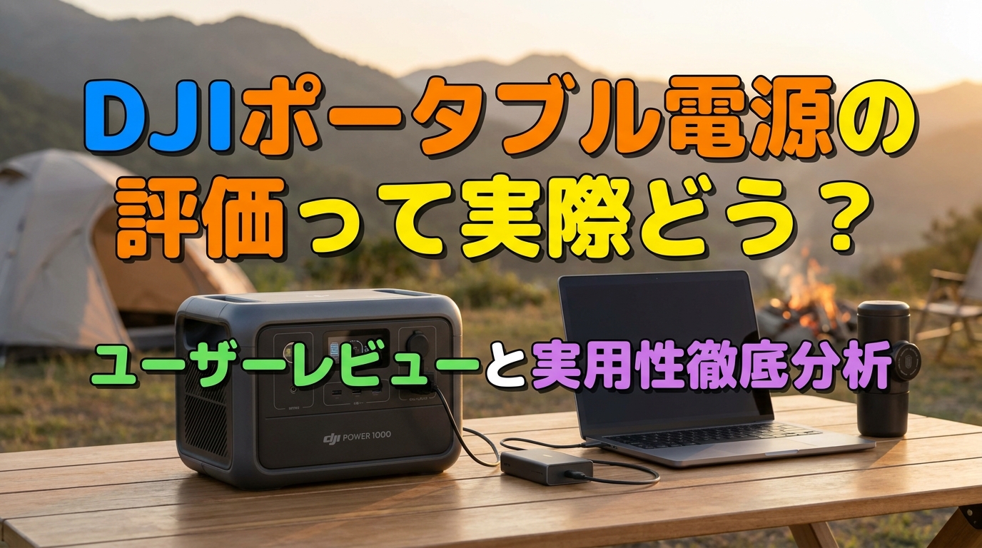 DJIポータブル電源の評価って実際どう？