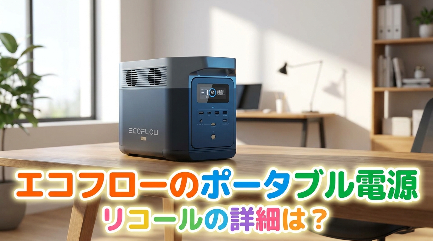 エコフローのポータブル電源リコールの詳細は？