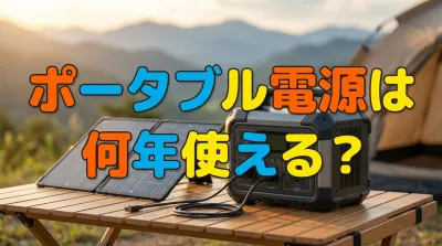 ポータブル電源は何年使える?