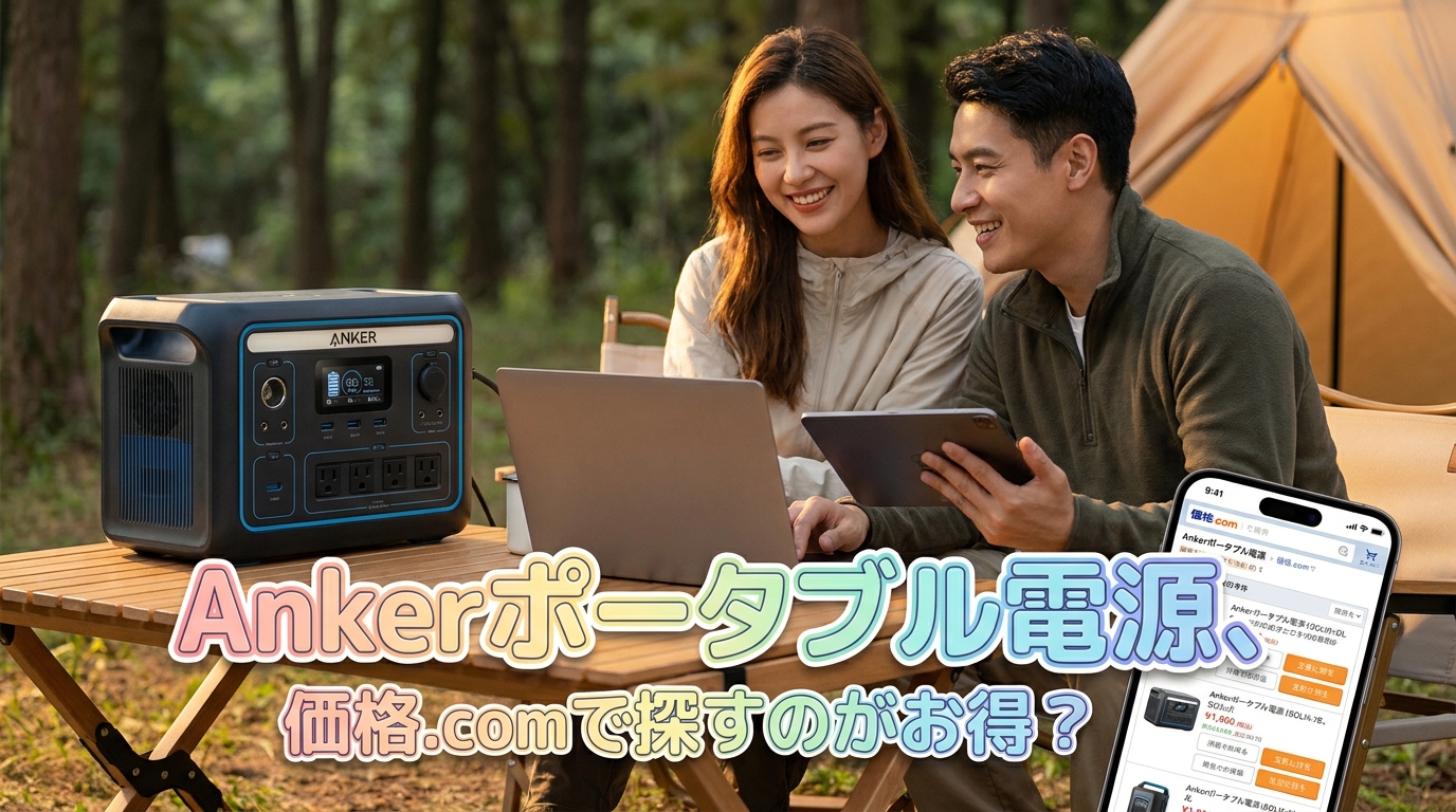 Ankerポータブル電源、価格.comで探すのがお得？