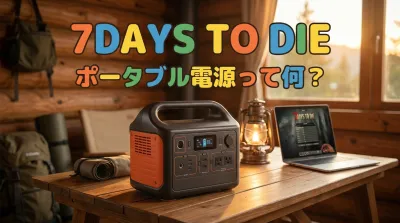 7days to die ポータブル電源って何？
