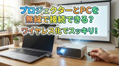 プロジェクターとPCを無線で接続できる？