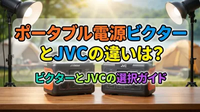 ポータブル電源ビクターとJVCの違いは?