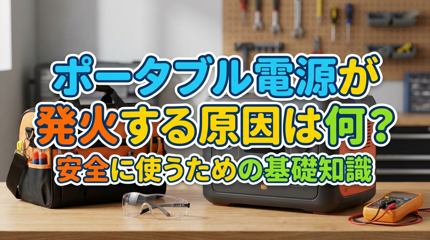 ポータブル電源が発火する原因は何？