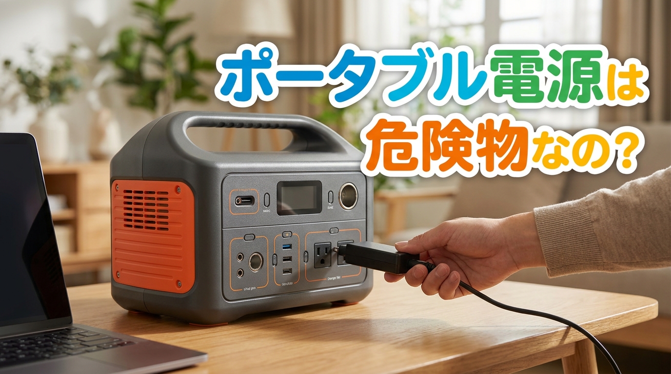 ポータブル電源は危険物なの？