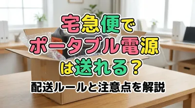 宅急便でポータブル電源は送れる？