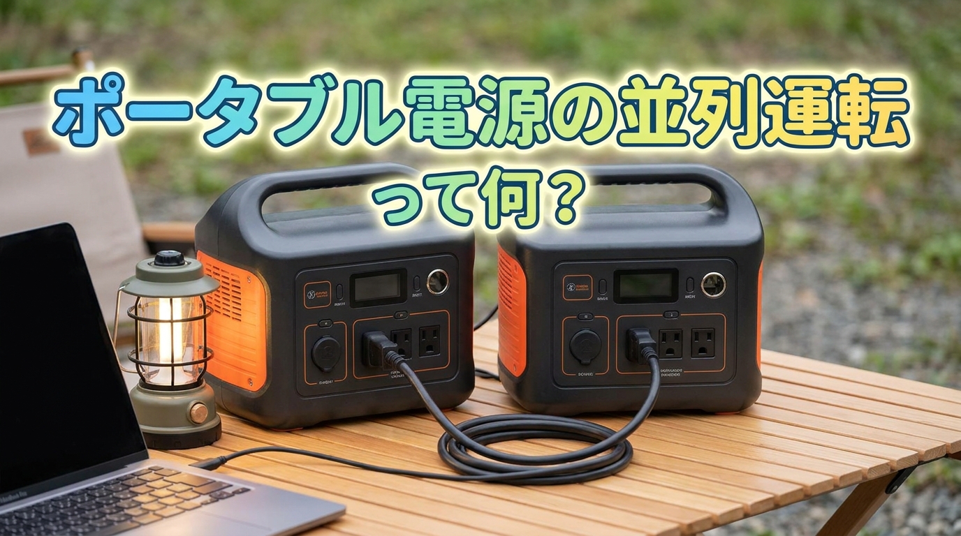 ポータブル電源の並列運転って何？