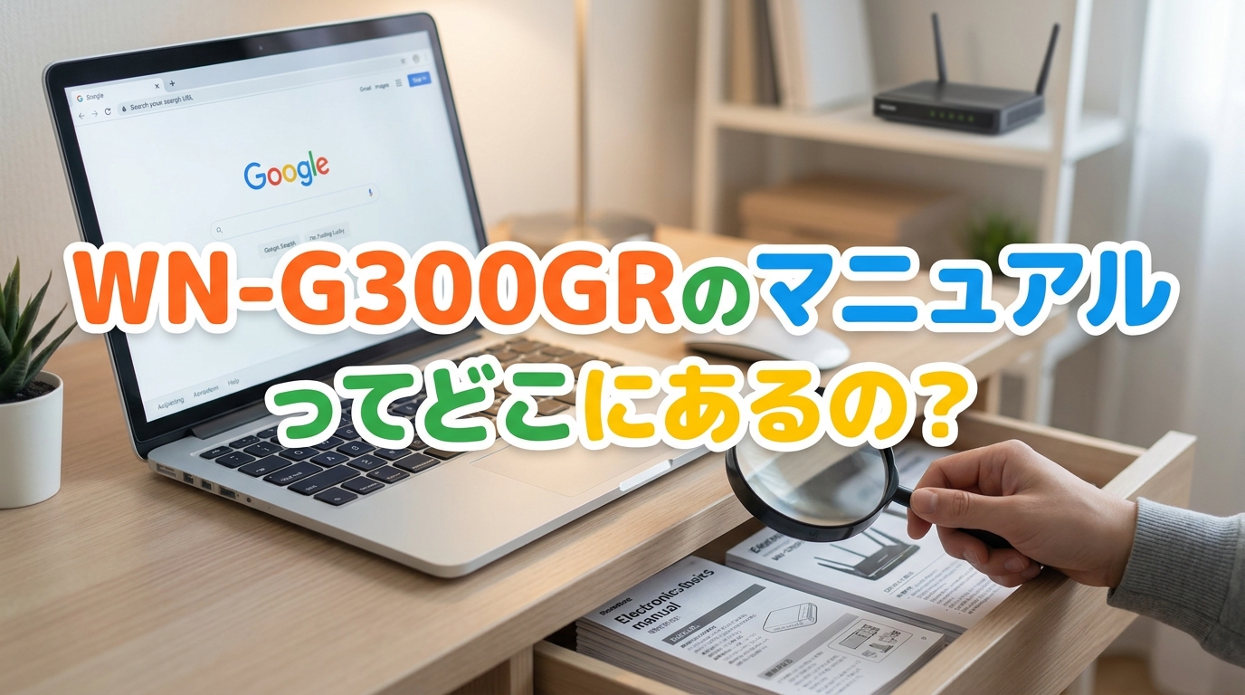 WN-G300GRのマニュアルってどこにあるの？