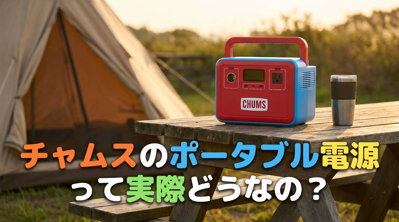 チャムスのポータブル電源って実際どうなの？