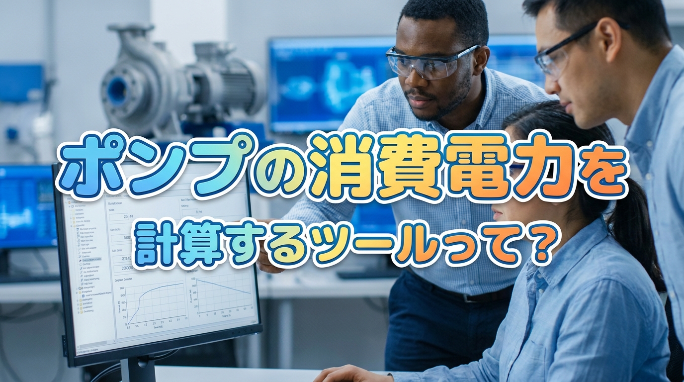 ポンプの消費電力を計算するツールって？