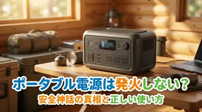ポータブル電源は発火しない？