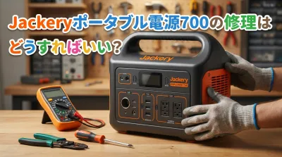 Jackeryポータブル電源700の修理はどうすればいい？