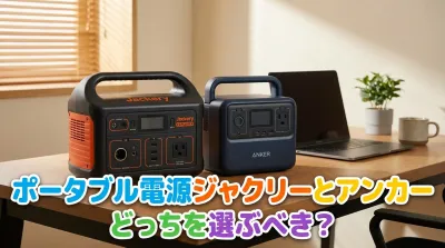 ポータブル電源ジャクリーとアンカーどっちを選ぶべき？