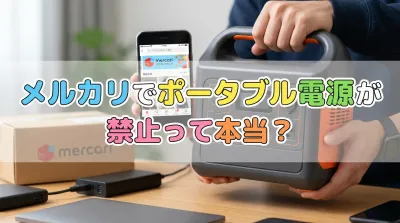 メルカリでポータブル電源が禁止って本当？