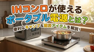 IHコンロが使えるポータブル電源とは？