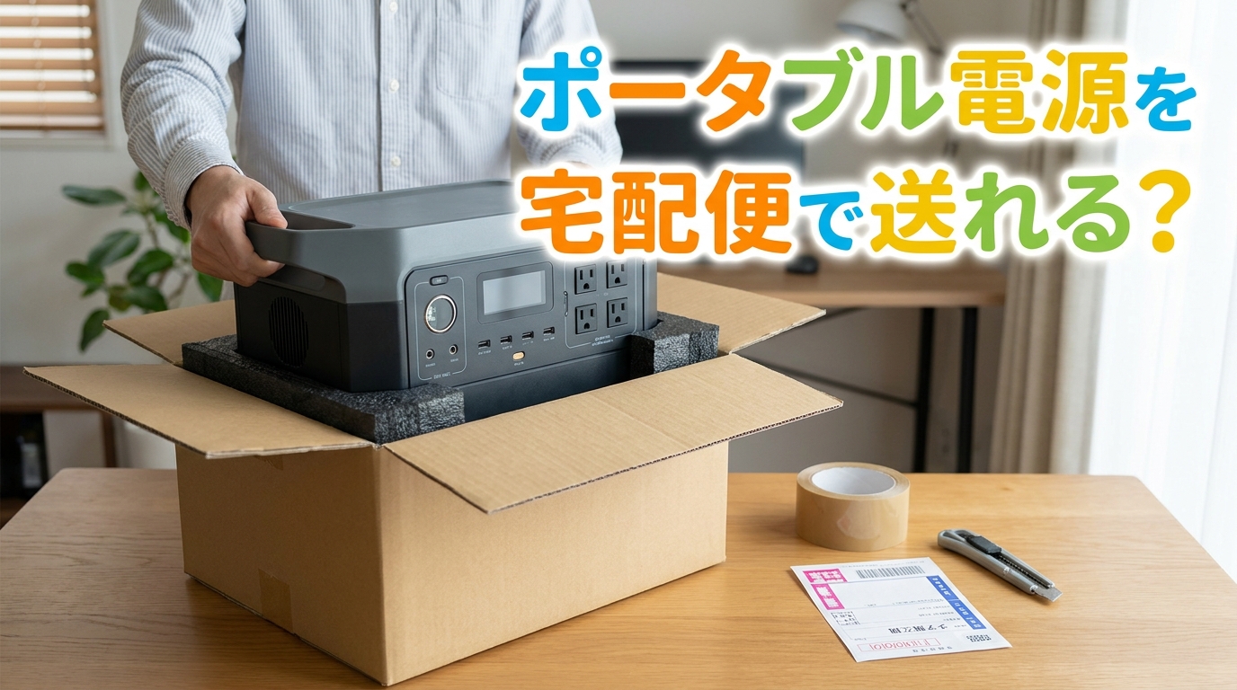 ポータブル電源を宅配便で送れる?