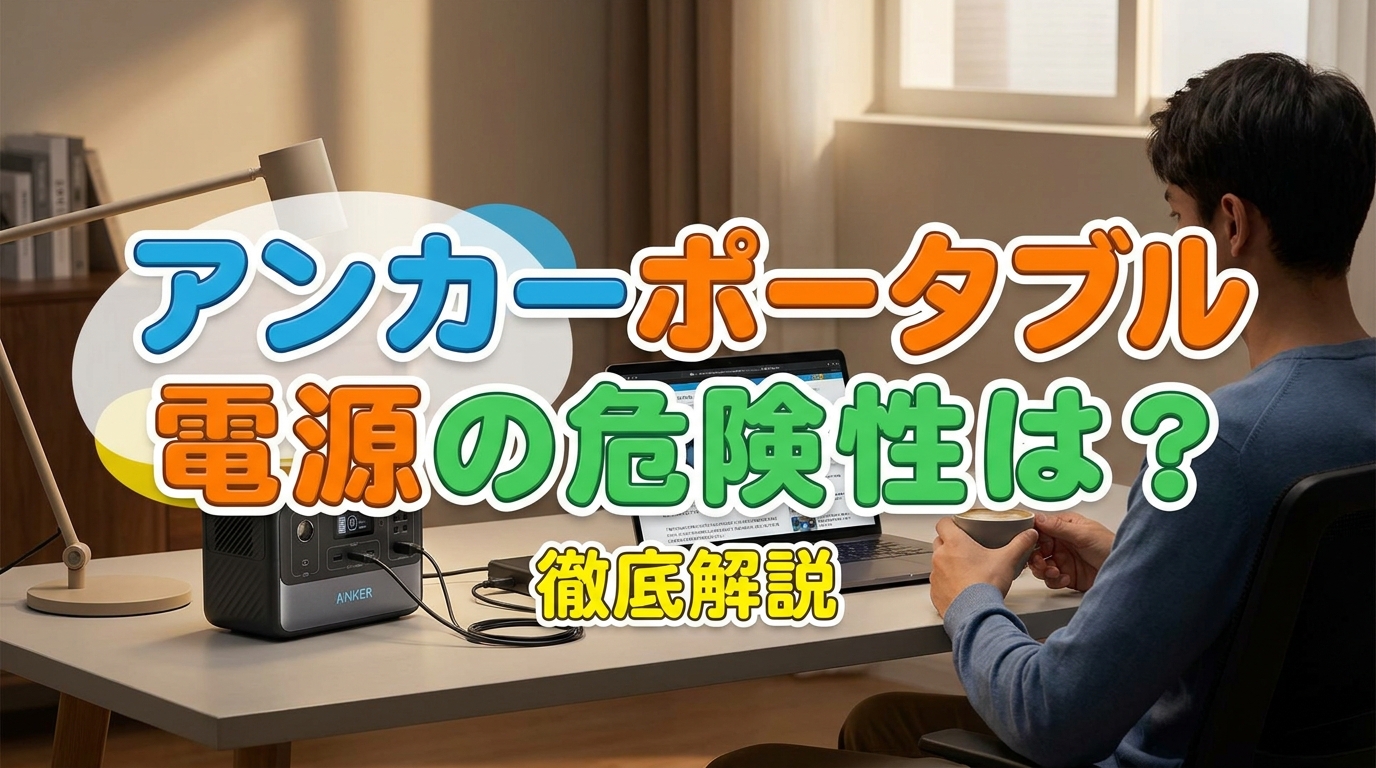 アンカー ポータブル 電源の危険性は?