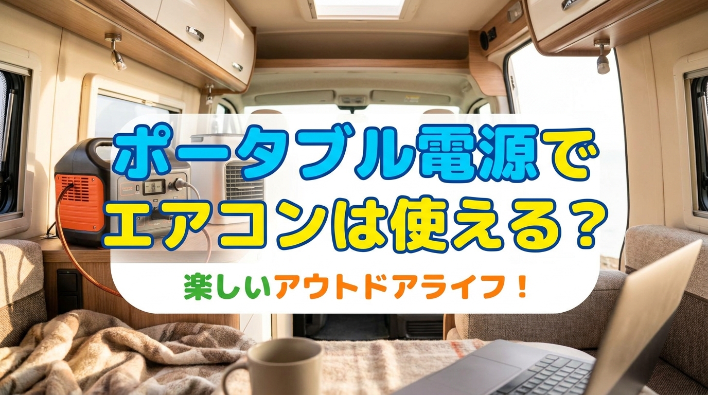 ポータブル電源でエアコンは使える？