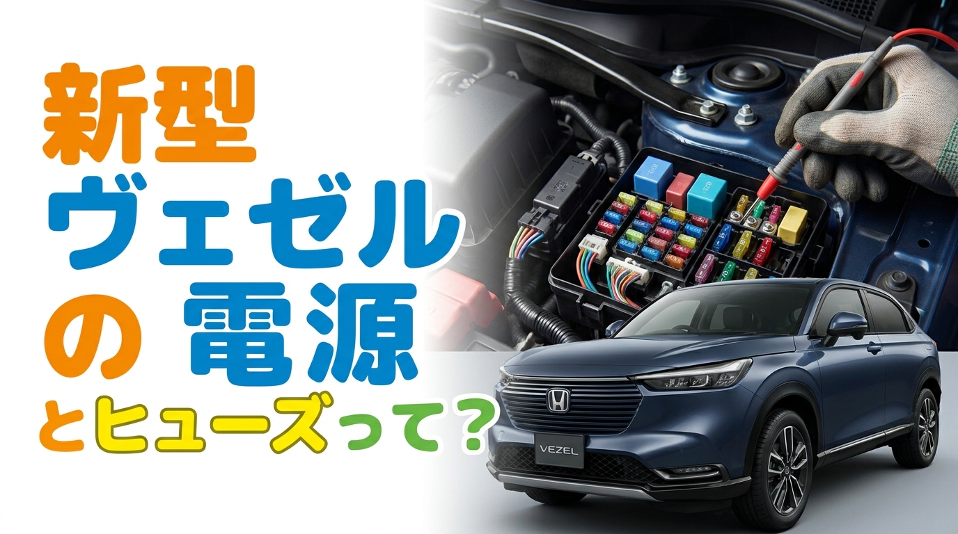 新型ヴェゼルの電源とヒューズって?