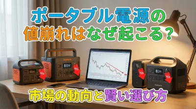 ポータブル電源の値崩れはなぜ起こる?