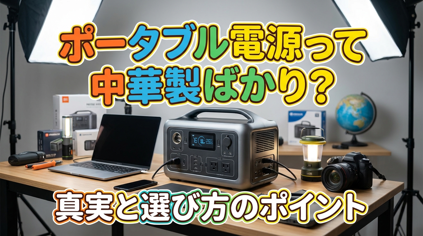 ポータブル電源って中華製ばかり？