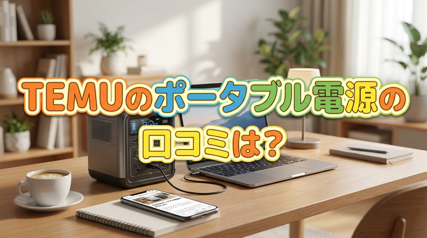 temuのポータブル電源の口コミは?