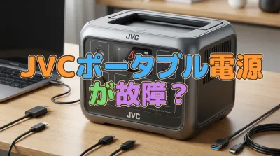 JVCポータブル電源が故障？