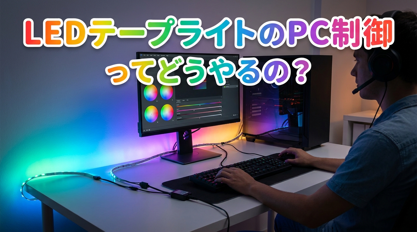 LEDテープライトのPC制御ってどうやるの？