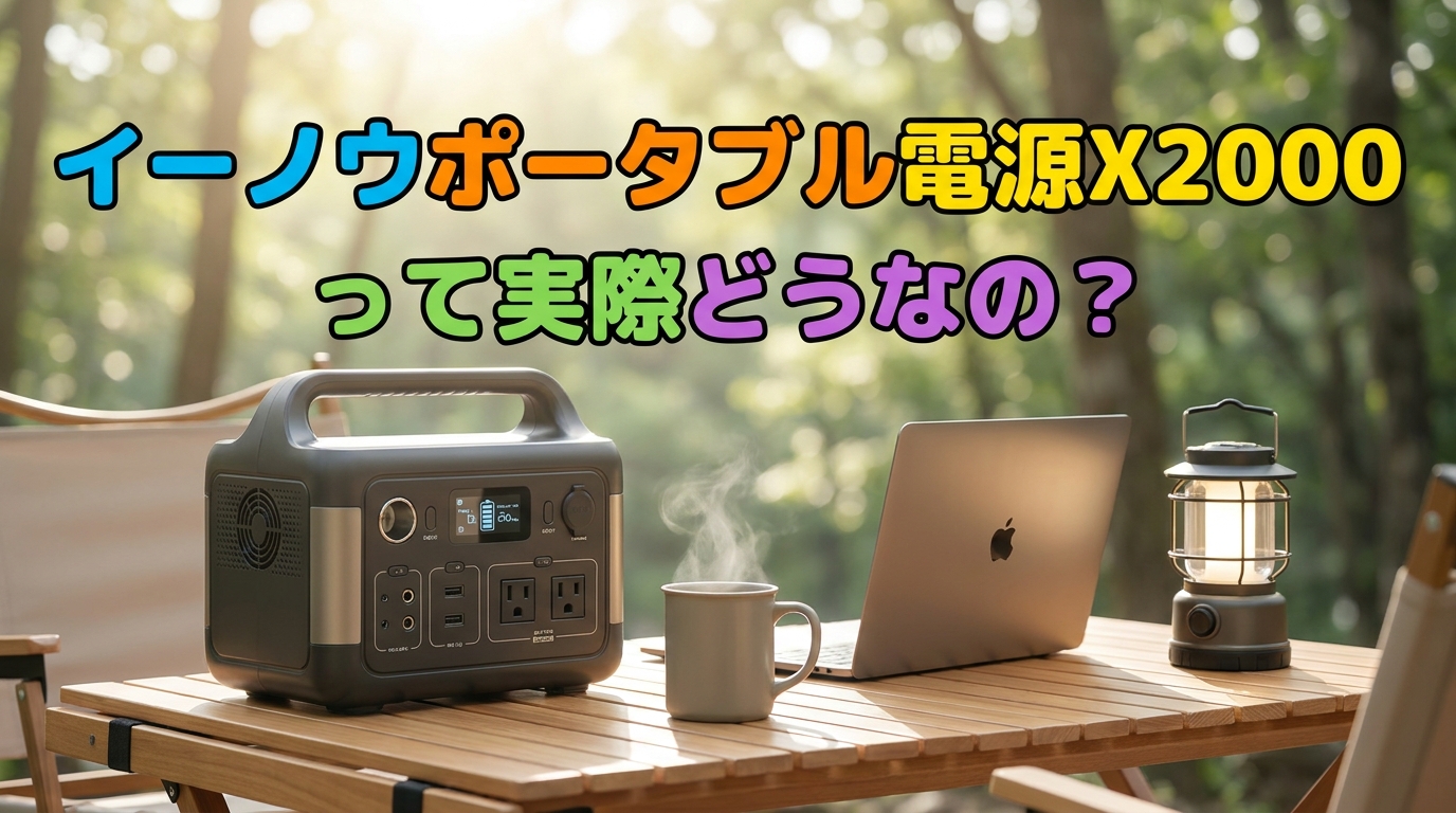 イーノウポータブル電源X2000って実際どうなの？