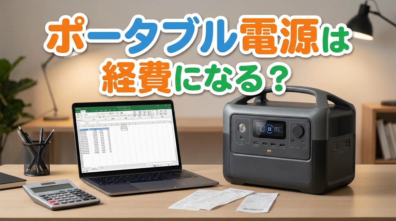 ポータブル電源は経費になる？
