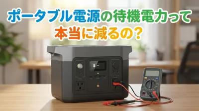 ポータブル電源の待機電力って本当に減るの？