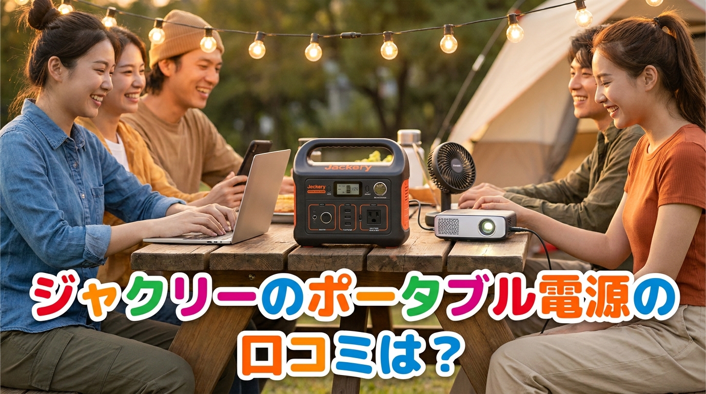 ジャクリーのポータブル電源の口コミは？