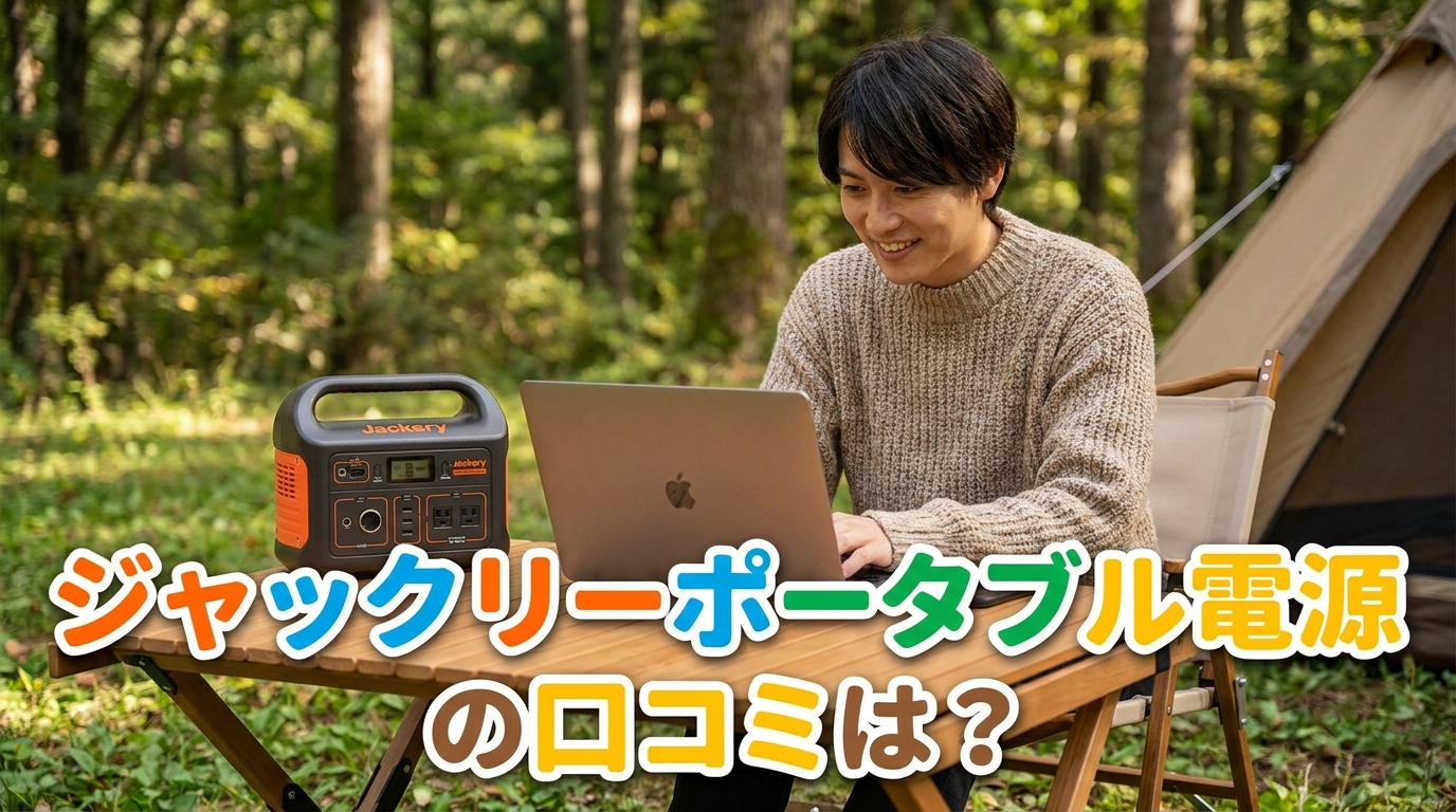 ジャックリーポータブル電源の口コミは?