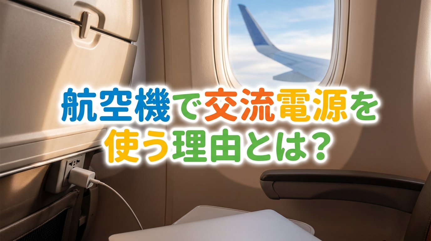航空機で交流電源を使う理由とは?