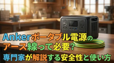 Ankerポータブル電源のアース線って必要？