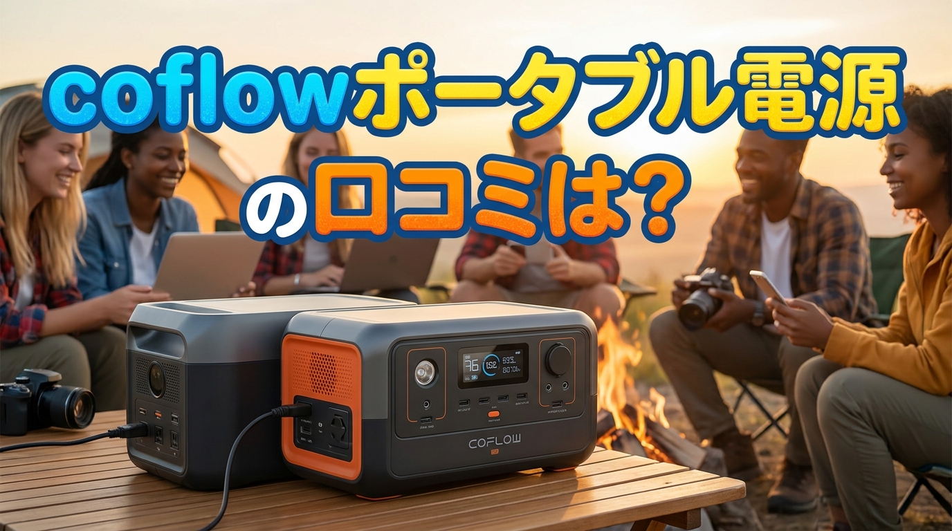 coflowポータブル電源の口コミは？