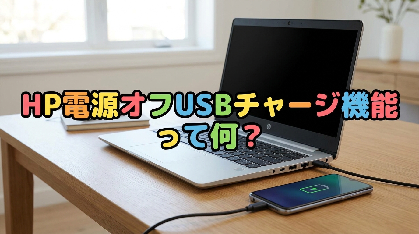 HP電源オフUSBチャージ機能って何?