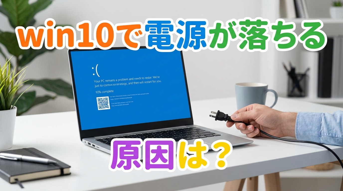 win10で電源が落ちる原因は？