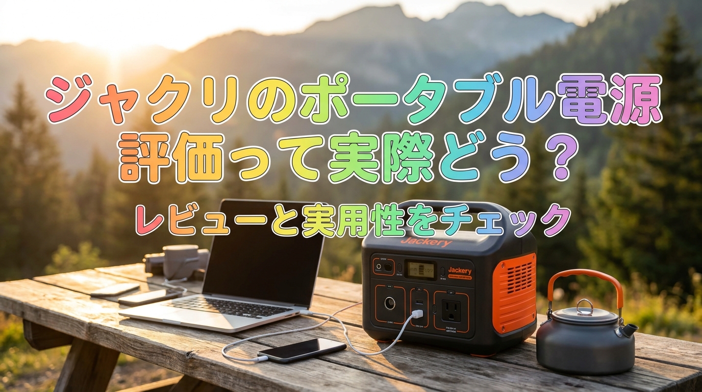 ジャクリのポータブル電源評価って実際どう？